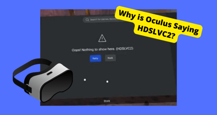 oculus hdslvc error