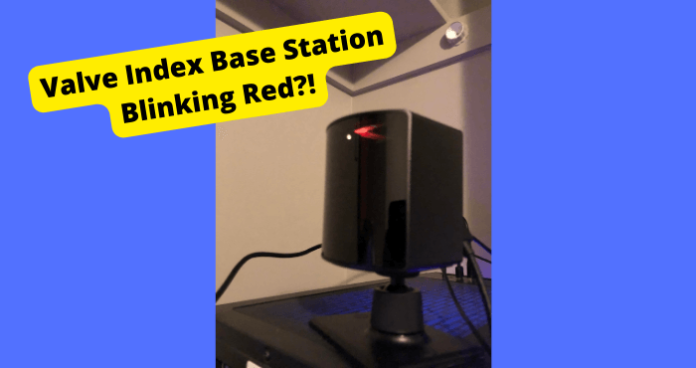 base station blinking red